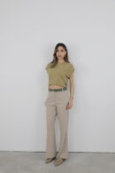 Pants Spanish Leg - Cream Rouge - Globality Store - Women Clothes Wholesale Turkey
