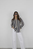 Trousers With Thick Belt - Cream Rouge - Globality Store - Women Clothes Wholesale Turkey