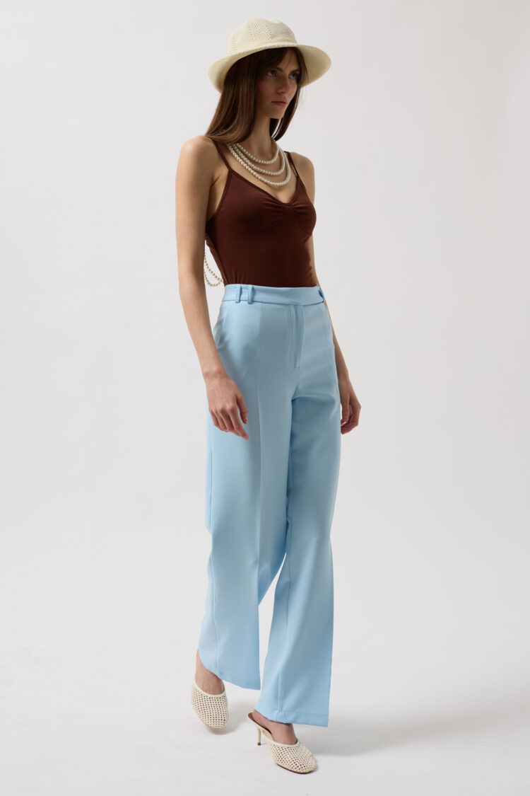 Waist Belt Trousers - Baby - Black Fashion - Globality Store - Women Clothes Wholesale Turkey