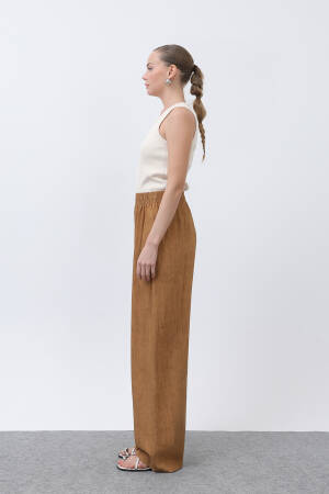 Women's Elastic Waist Loose Pants - Puane - Globality Store - Women Clothes Wholesale Turkey