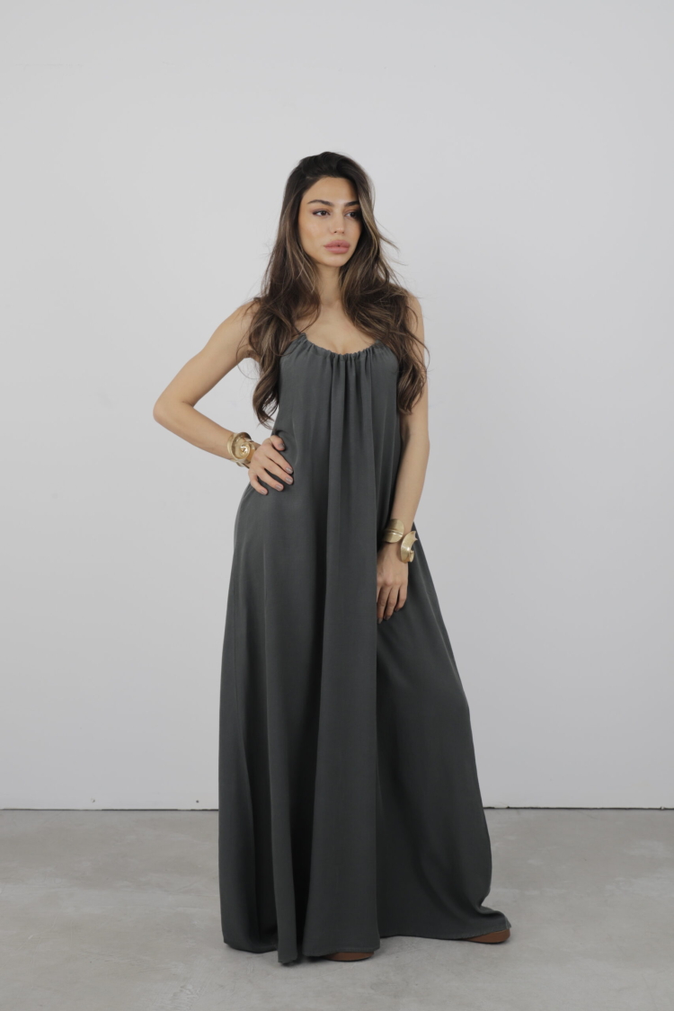 Turtleneck Ruffle Dress