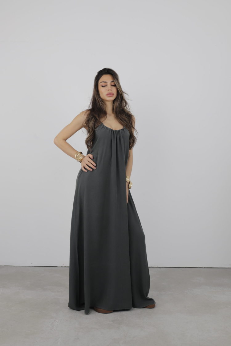 Turtleneck Ruffle Dress