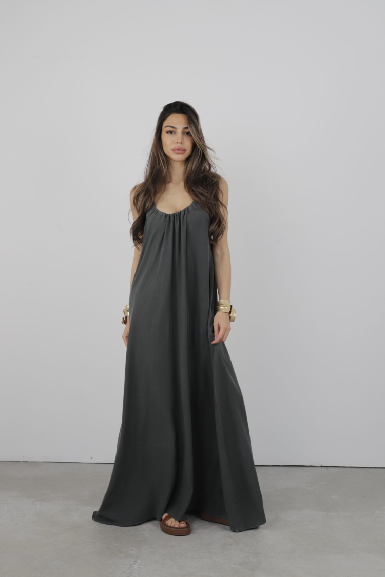 Turtleneck Ruffle Dress