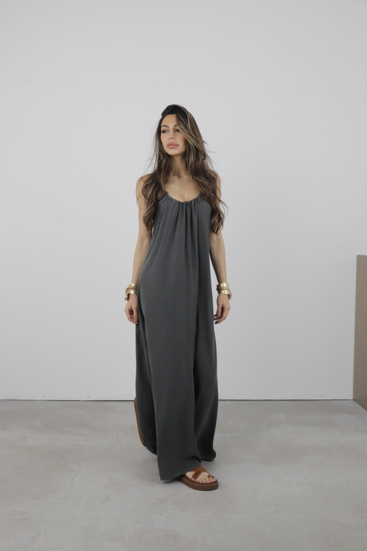 Turtleneck Ruffle Dress
