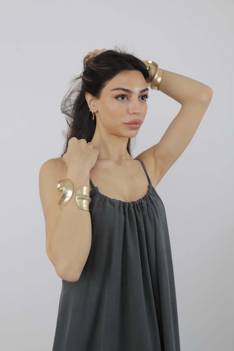 Turtleneck Ruffle Dress