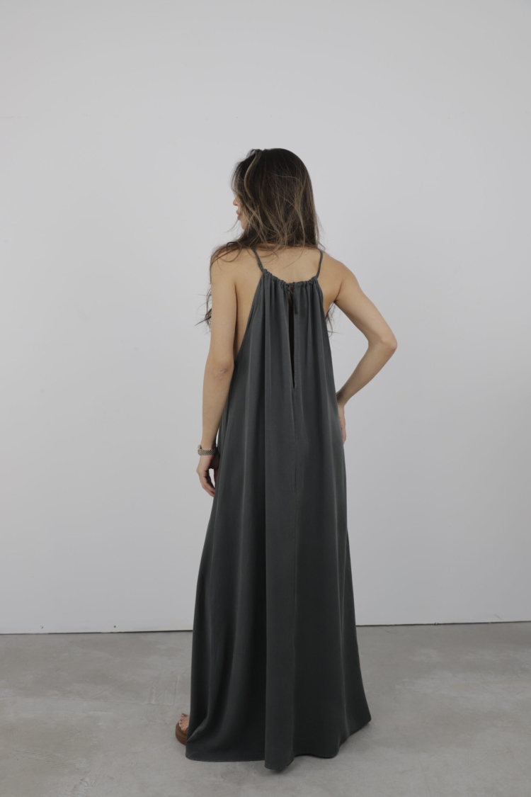 Turtleneck Ruffle Dress
