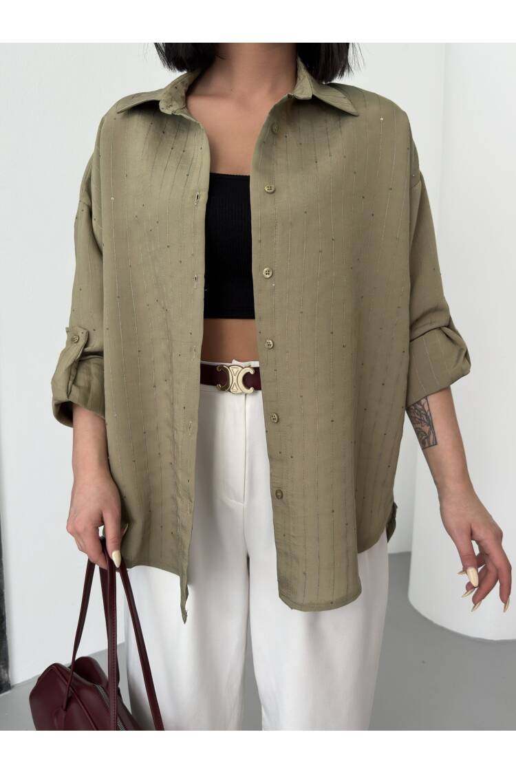 Scaly Shirt - My Fashion - Globality Store - Women Clothes Wholesale Turkey