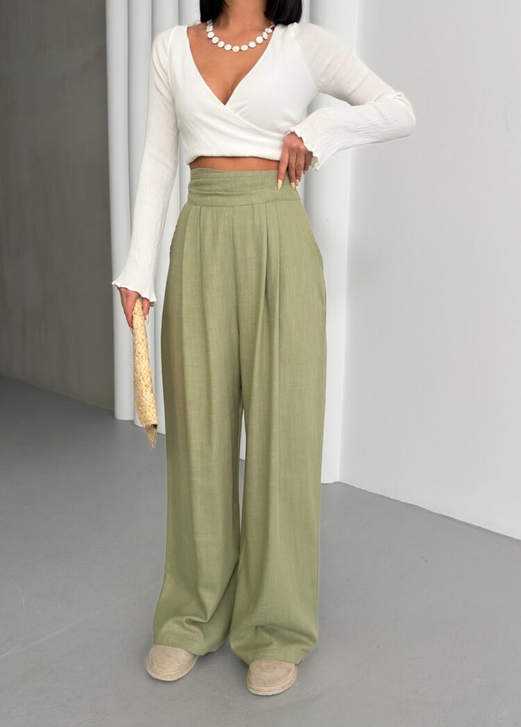 Filam Pleated Pants - My Fashion - Globality Store - Women Clothes Wholesale Turkey