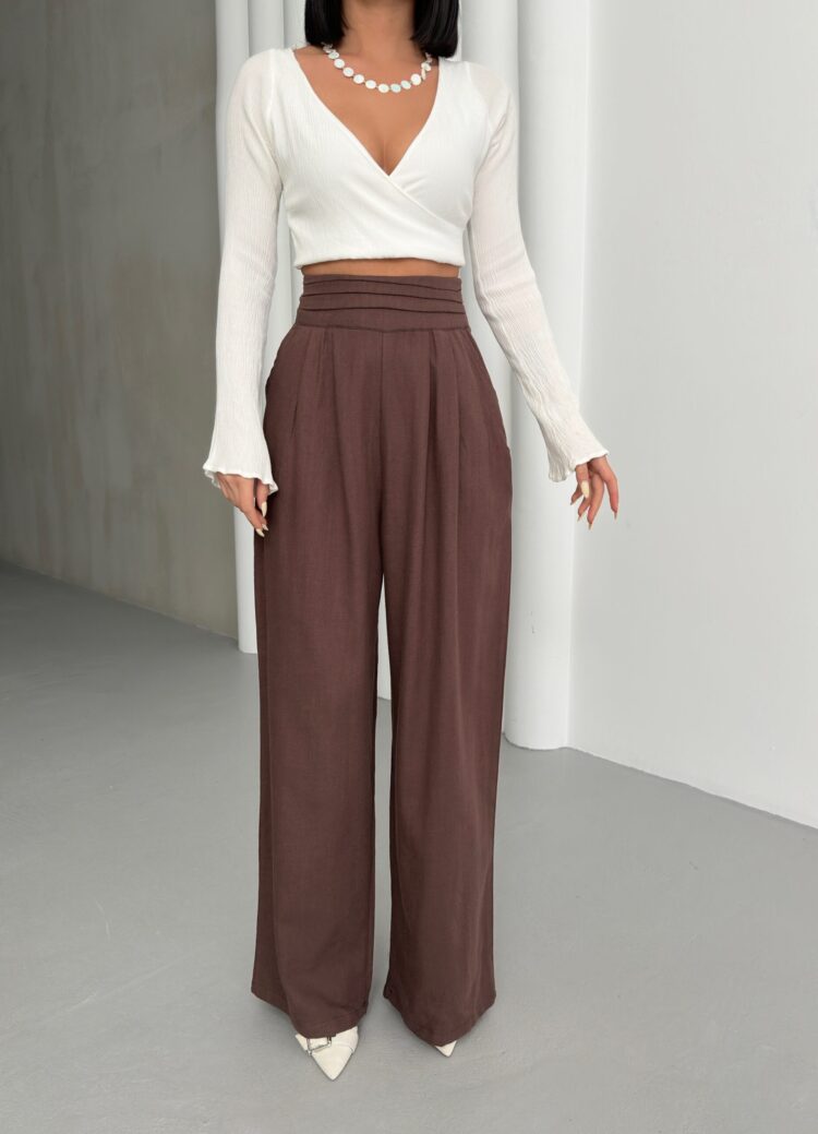 Filam Pleated Pants - My Fashion - Globality Store - Women Clothes Wholesale Turkey