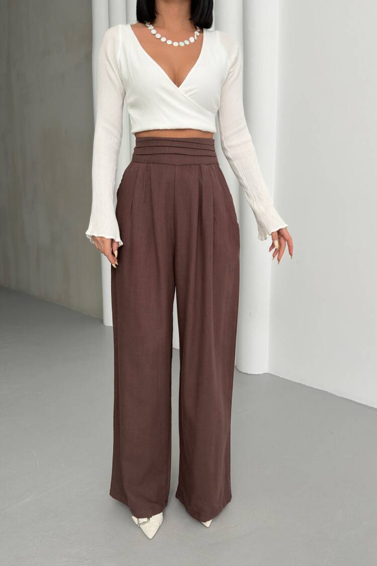 Filam Pleated Pants - My Fashion - Globality Store - Women Clothes Wholesale Turkey