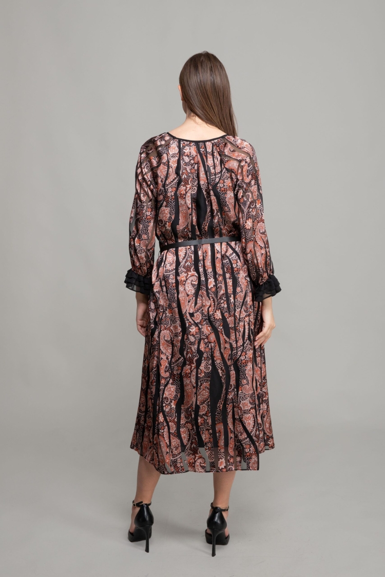 Round Neck Blazing Satin
