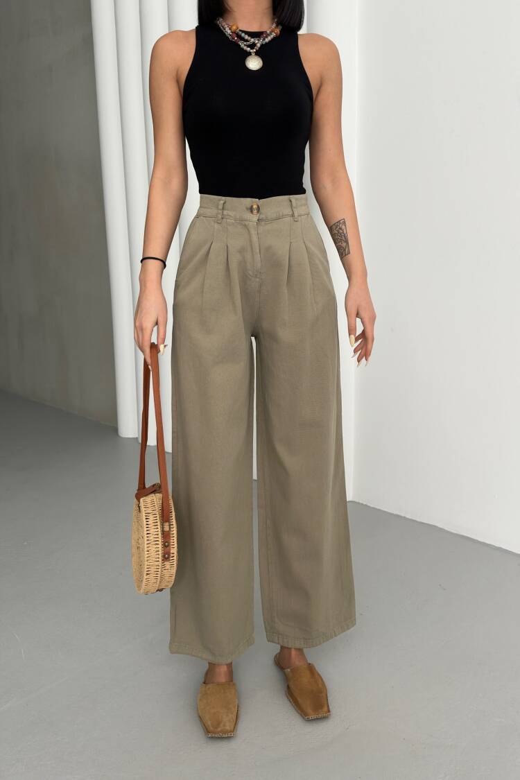 Plain Gabardine Pants
