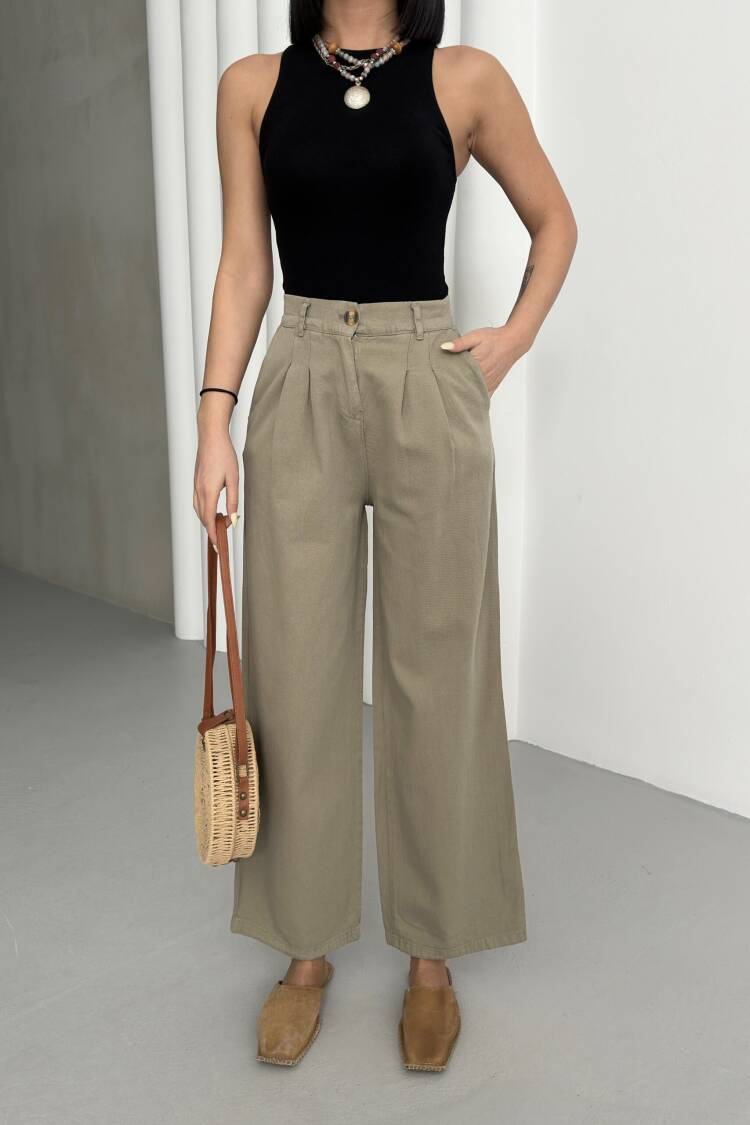 Plain Gabardine Pants