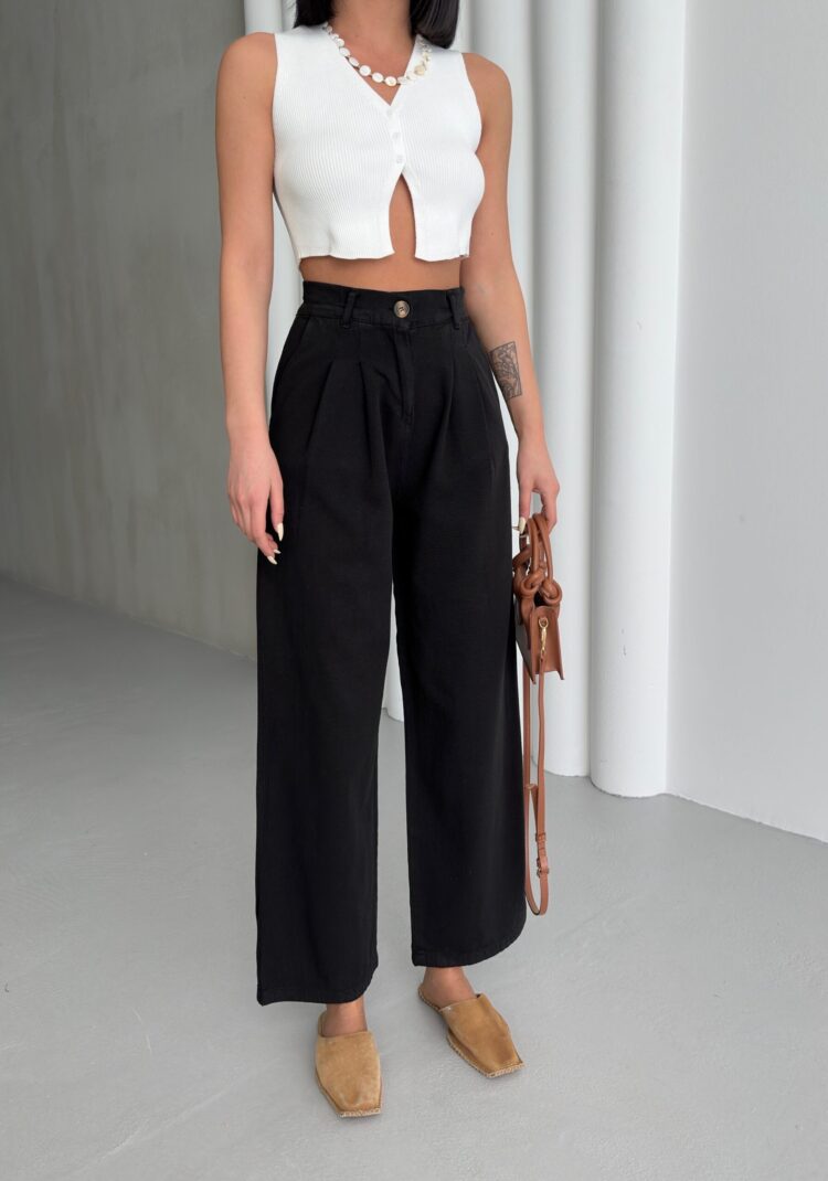 Plain Gabardine Pants - My Fashion - Globality Store - Women Clothes Wholesale Turkey