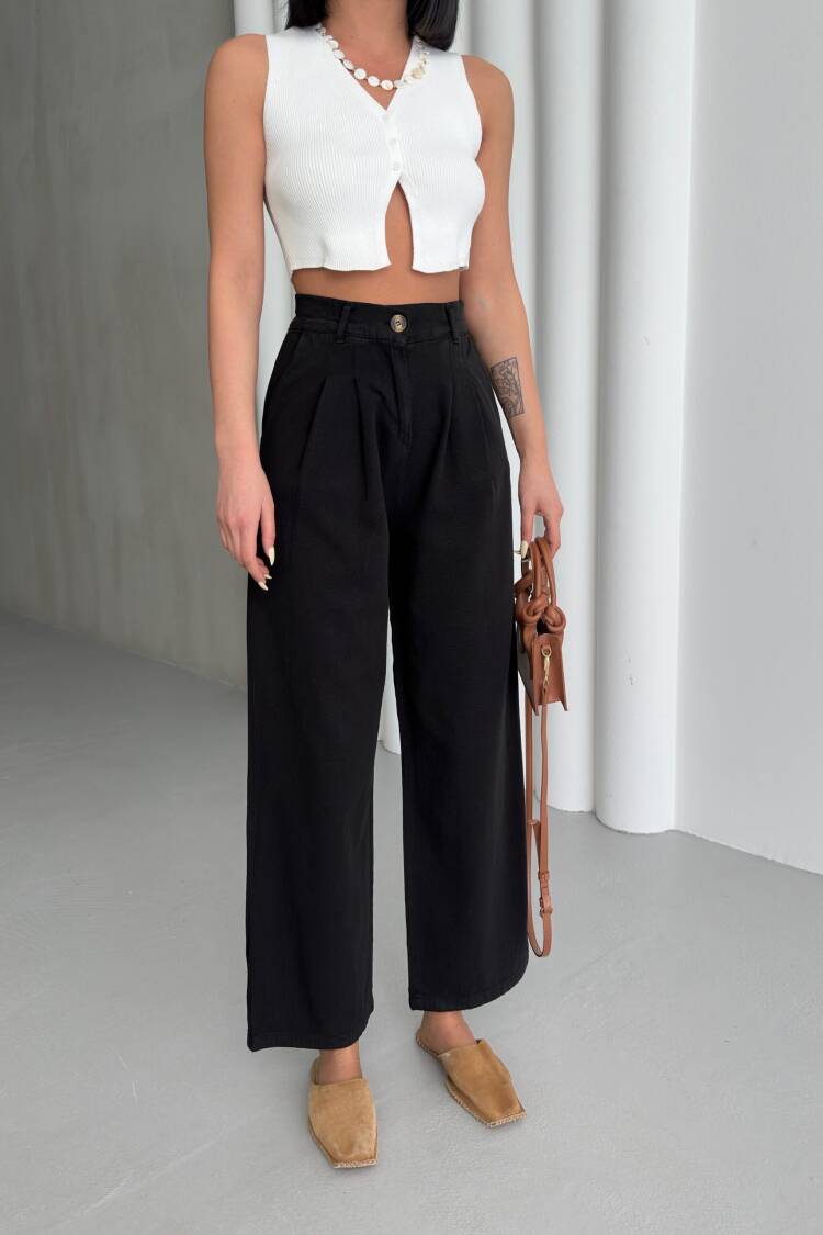 Plain Gabardine Pants - My Fashion - Globality Store - Women Clothes Wholesale Turkey