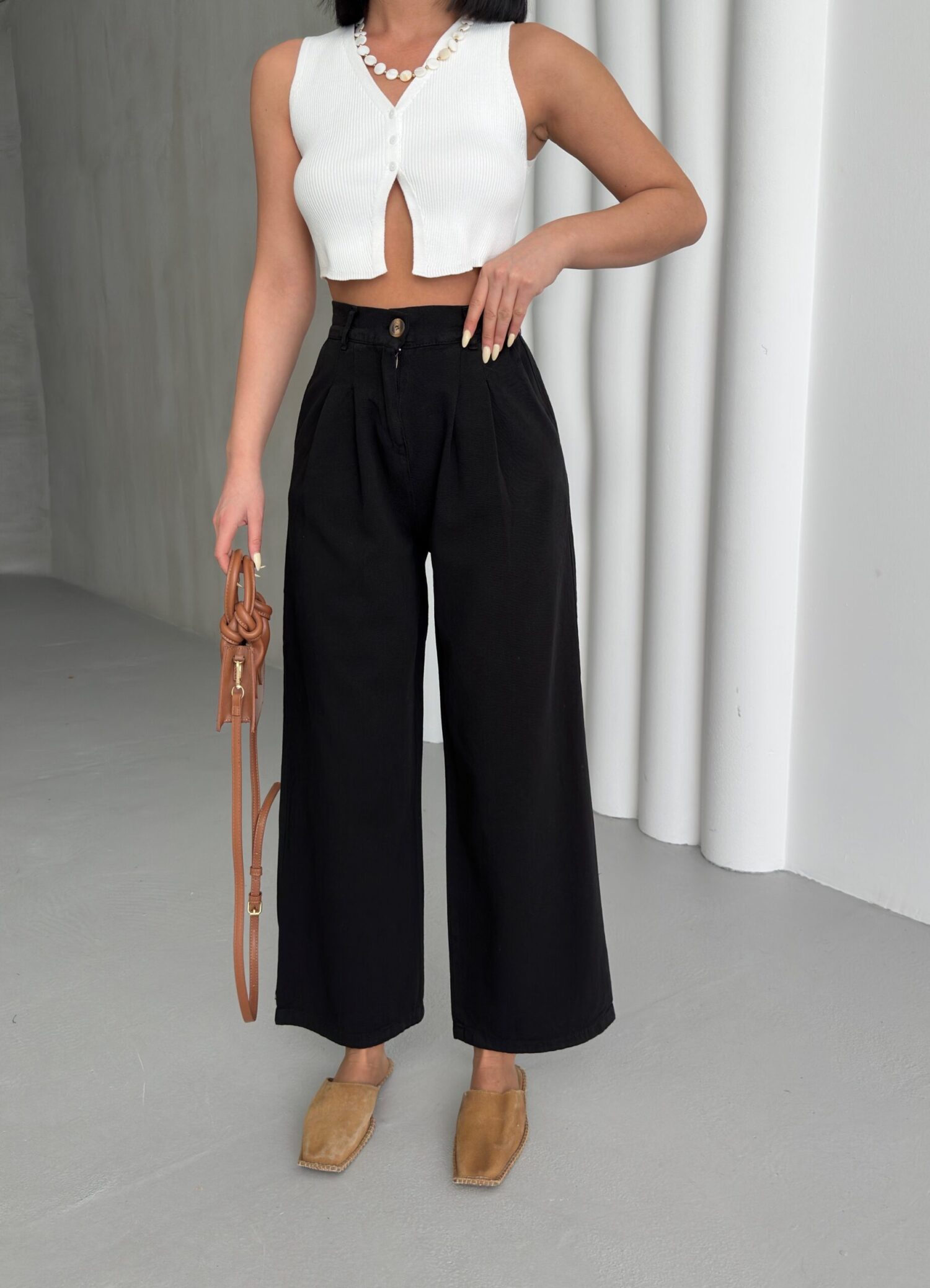 Plain Gabardine Pants - My Fashion - Globality Store - Women Clothes Wholesale Turkey