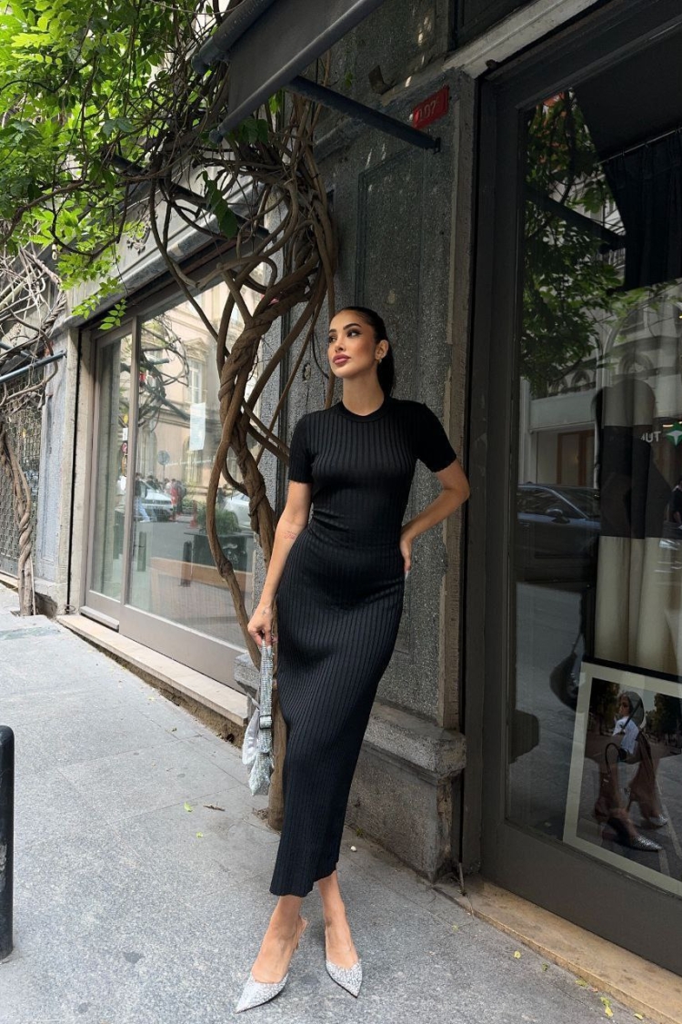Knitwear Dress - Ezgi Nisantasi - Globality Store - Women Clothes Wholesale Turkey