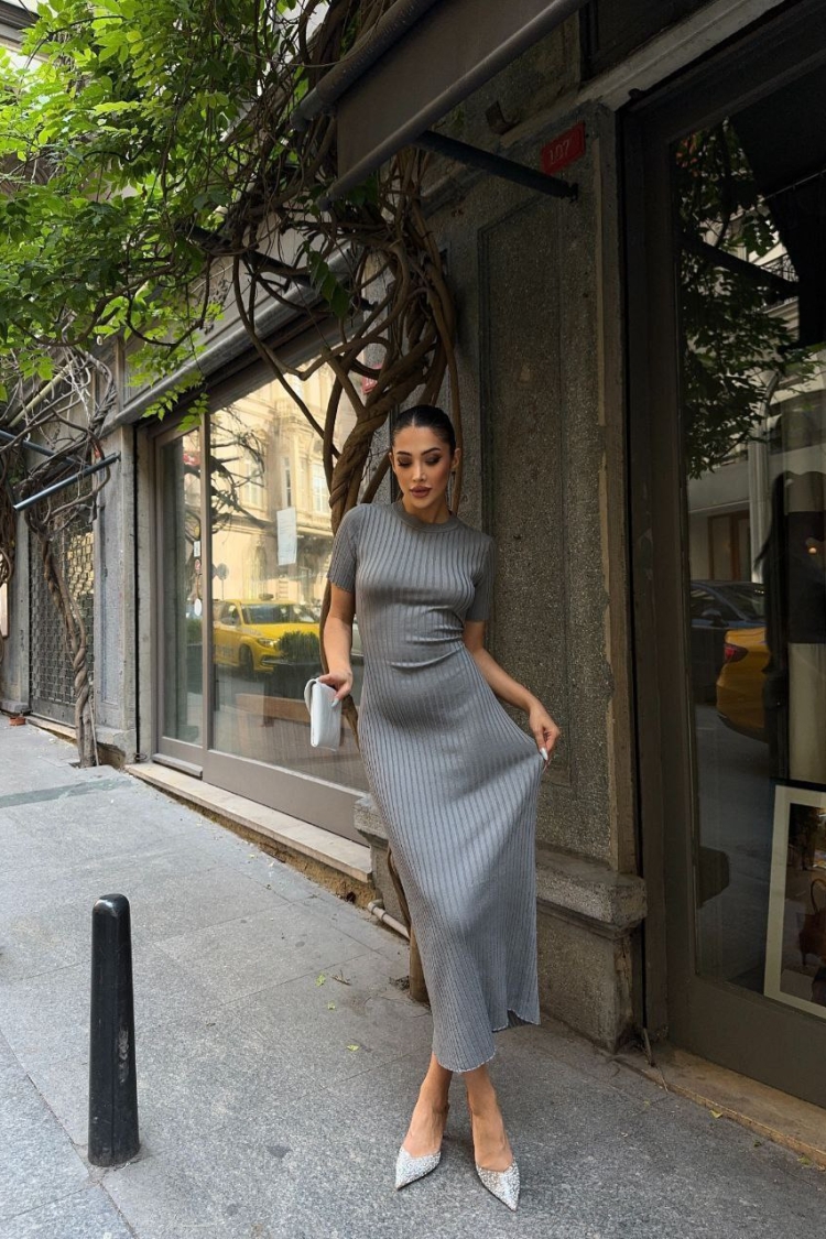 Knitwear Dress - Ezgi Nisantasi - Globality Store - Women Clothes Wholesale Turkey