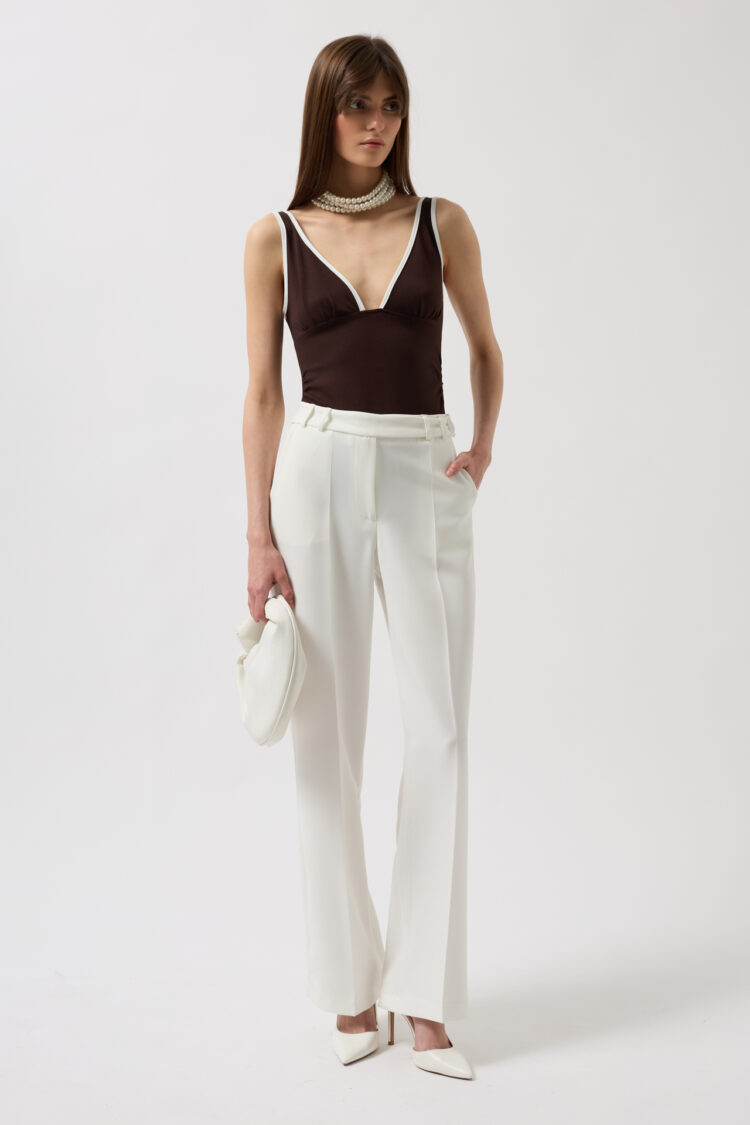 Waist Belt Trousers - Black Fashion - Globality Store - Women Clothes Wholesale Turkey