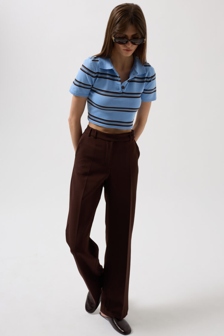 Waist Belt Trousers - Black Fashion - Globality Store - Women Clothes Wholesale Turkey