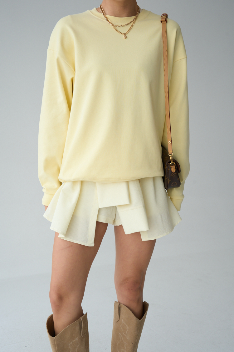 Plain Sweatshirt - Light
