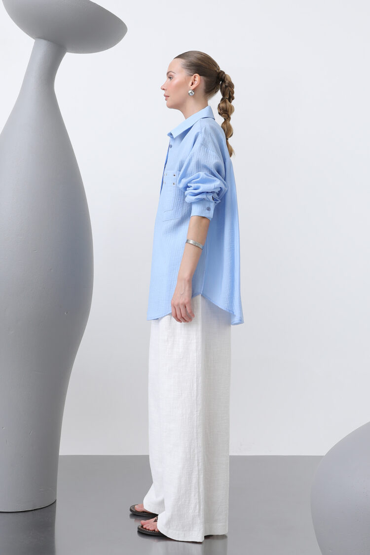 Women's Eyelet Detailed Shirt
