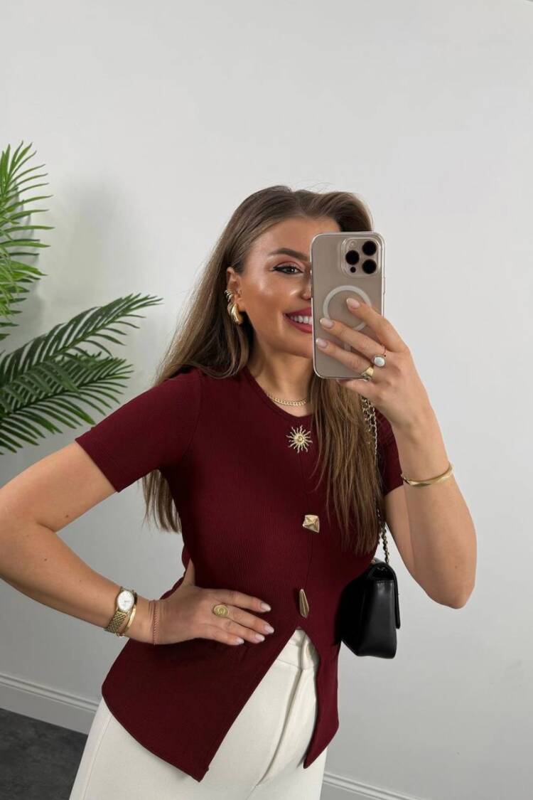 Draped Sun Accessory Blouse