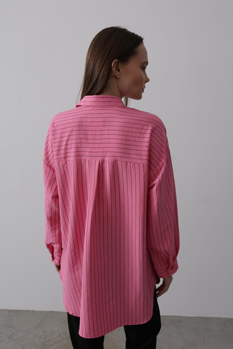 Striped Single Pocket Shirt