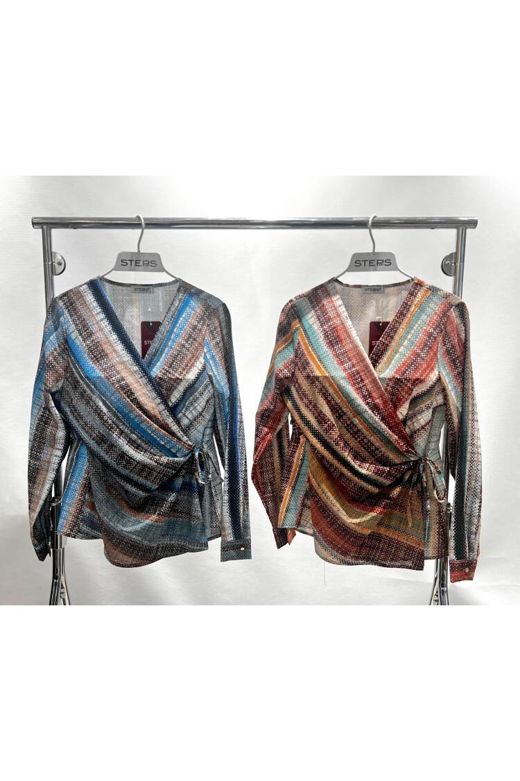 Side Tie Blouse