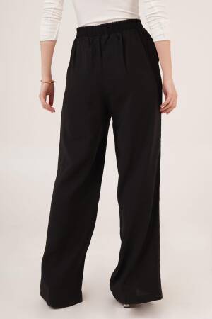 Wholesale Pants With Elastic Waist Double Pockets - Lustrin - Globality Store - Women Clothes Wholesale Turkey