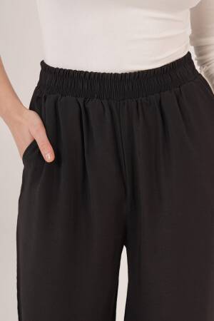 Wholesale Pants With Elastic Waist Double Pockets - Lustrin - Globality Store - Women Clothes Wholesale Turkey
