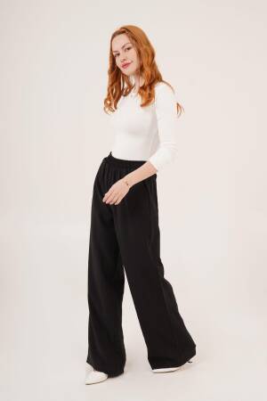 Wholesale Pants With Elastic Waist Double Pockets - Lustrin - Globality Store - Women Clothes Wholesale Turkey