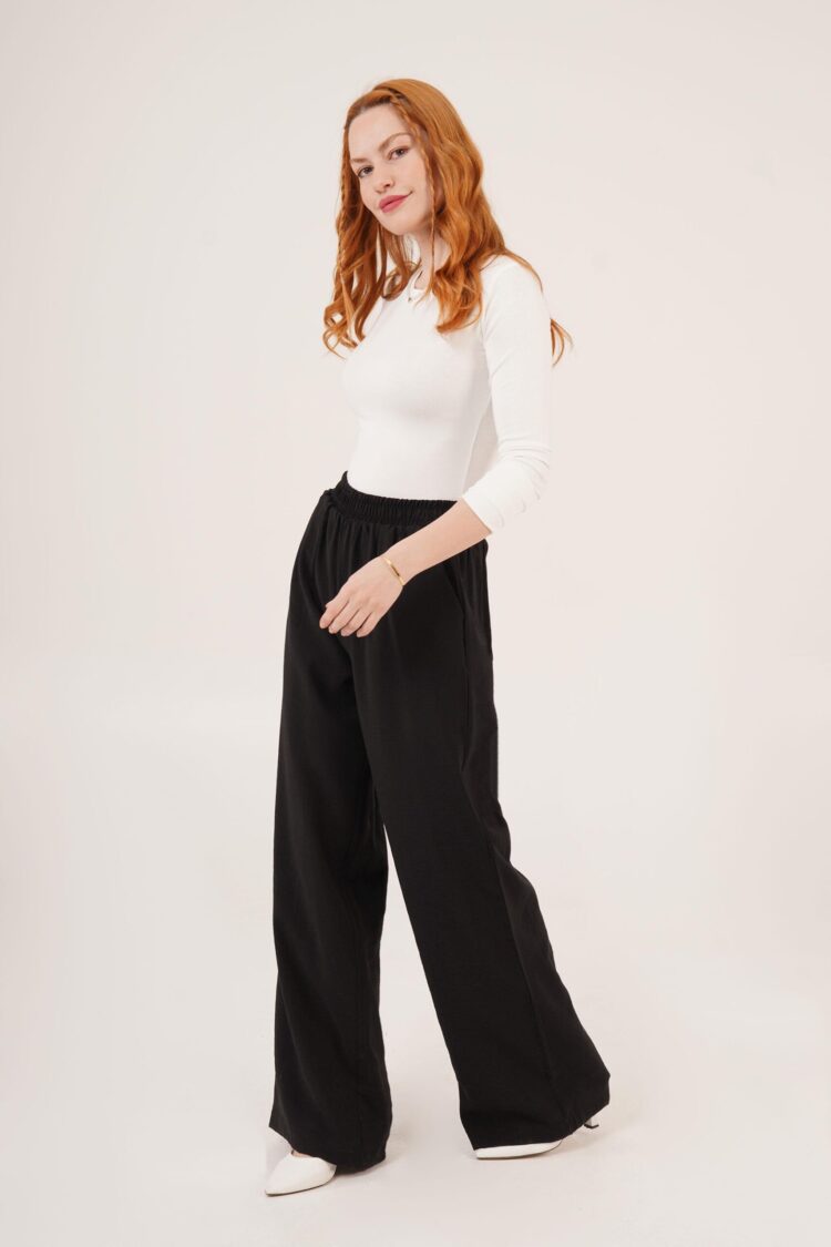Wholesale Pants With Elastic Waist Double Pockets