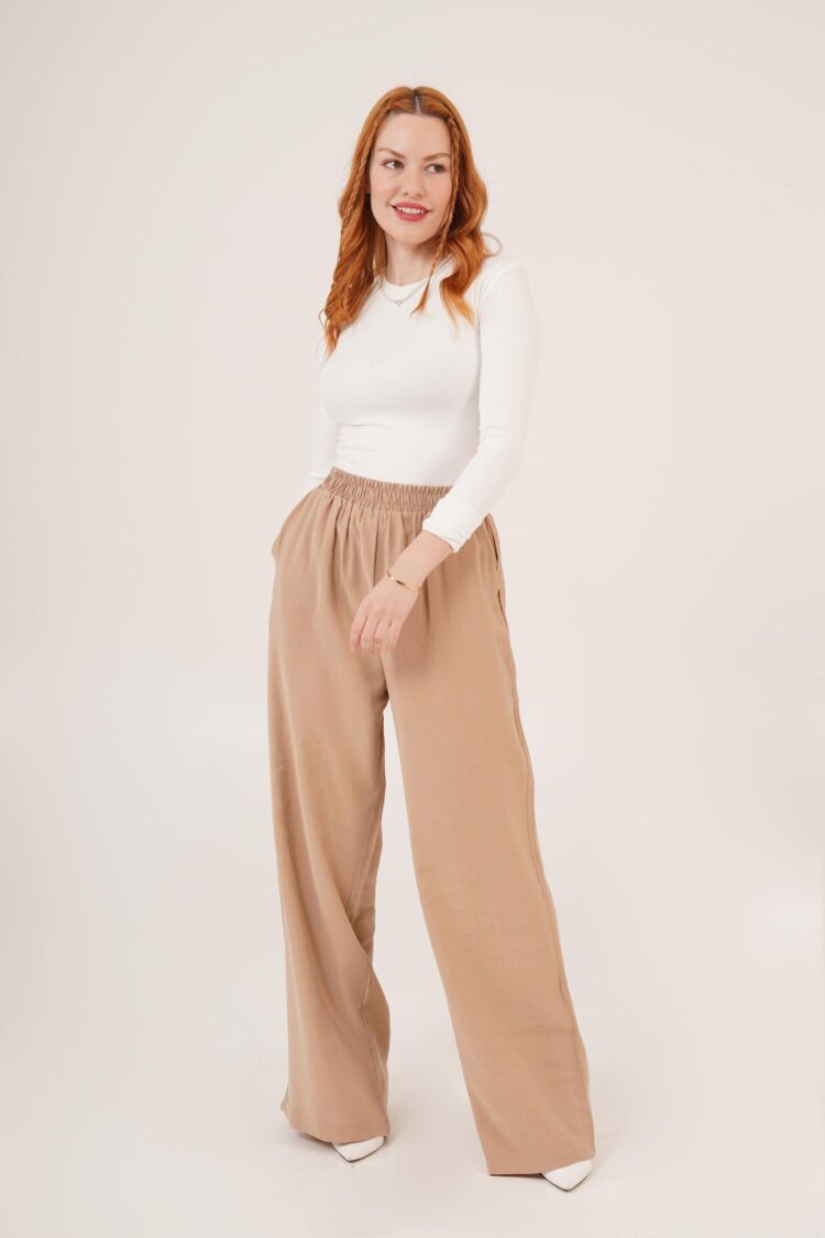 Wholesale Pants With Elastic Waist Double Pockets
