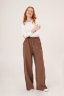 Wholesale Pants With Elastic Waist Double Pockets - Lustrin - Globality Store - Women Clothes Wholesale Turkey