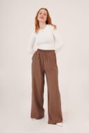 Wholesale Pants With Elastic Waist Double Pockets - Lustrin - Globality Store - Women Clothes Wholesale Turkey