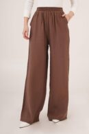 Wholesale Pants With Elastic Waist Double Pockets - Lustrin - Globality Store - Women Clothes Wholesale Turkey