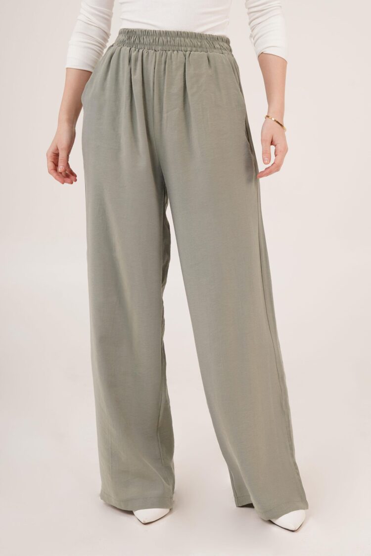 Wholesale Pants With Elastic Waist Double Pockets
