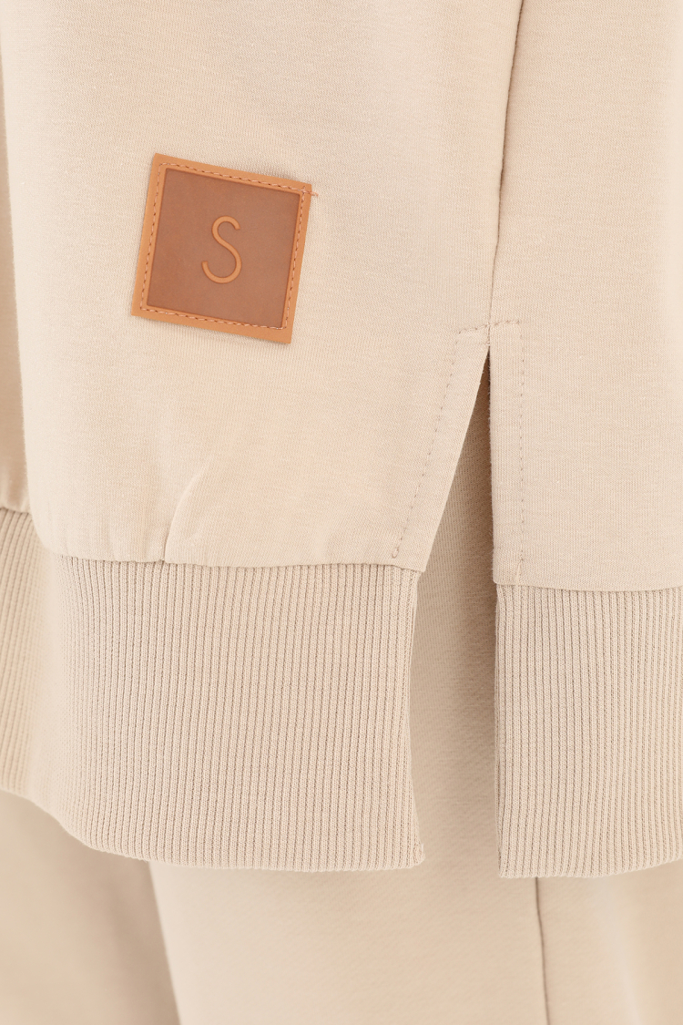 Women's Basic Tunic - Beige