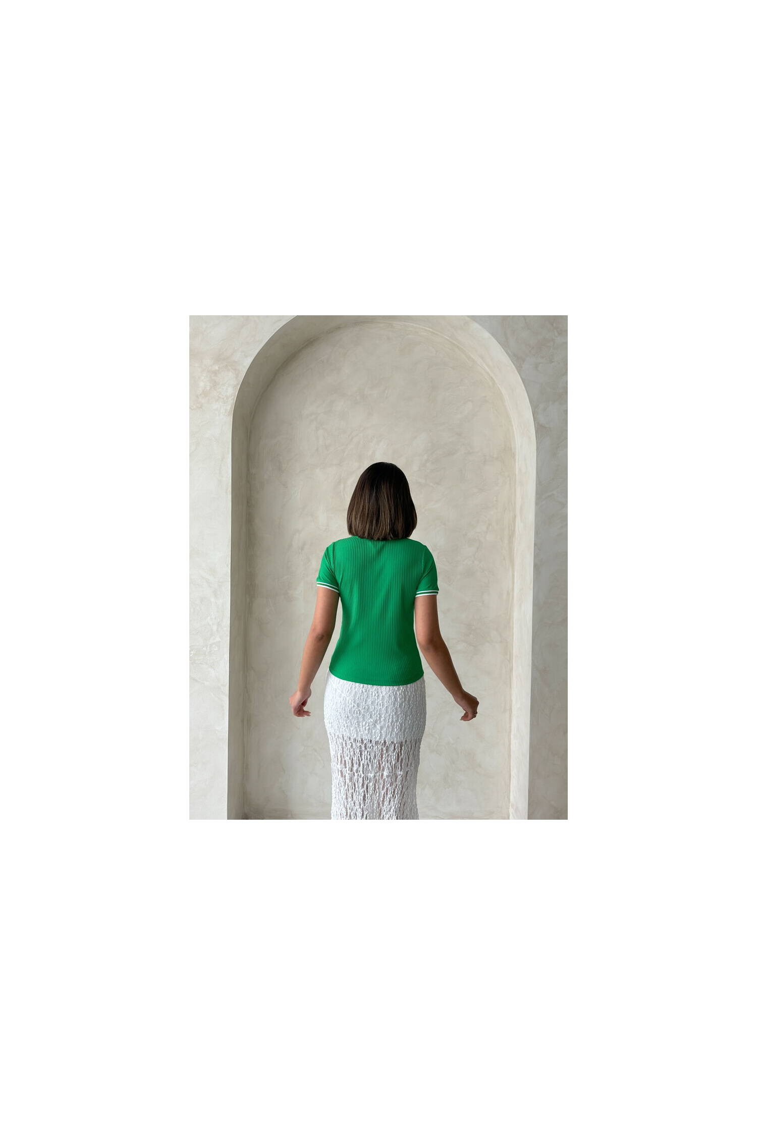 EmeraldCrew Neck Wholesale T-Shirt - Brand: Topshow - Women's Clothing Wholesale - Globality Store