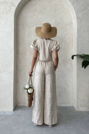 Embroidered Front Tie Blouse - Topshow - Globality Store - Women Clothes Wholesale Turkey