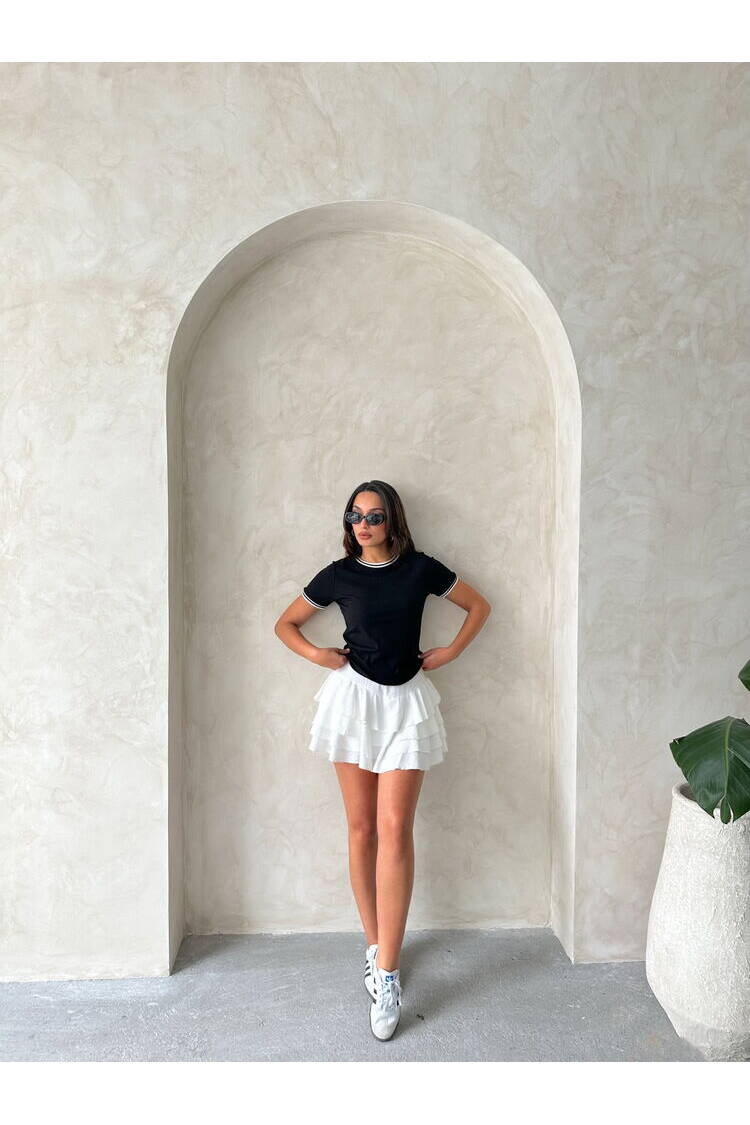 BlackCrew Neck Wholesale T-Shirt