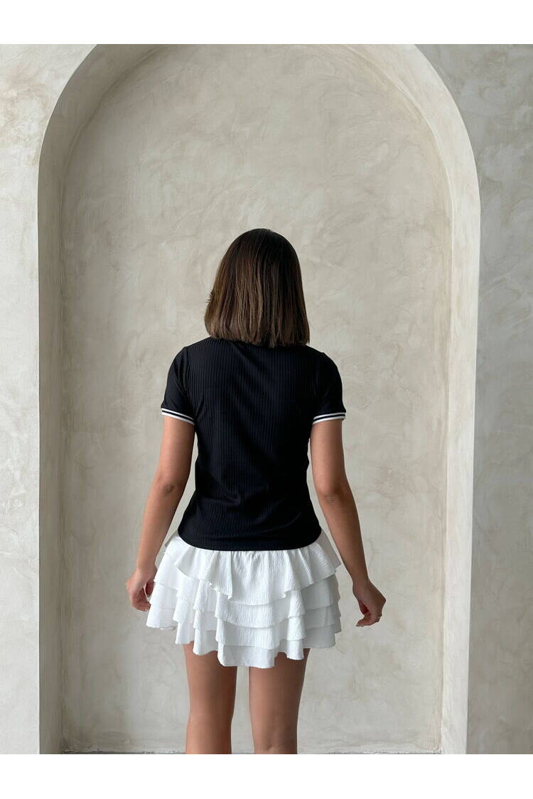 BlackCrew Neck Wholesale T-Shirt