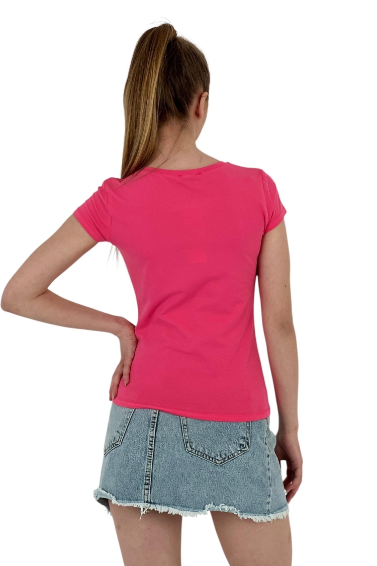 Thinking Printed Short Sleeve SlimT-Shirt
