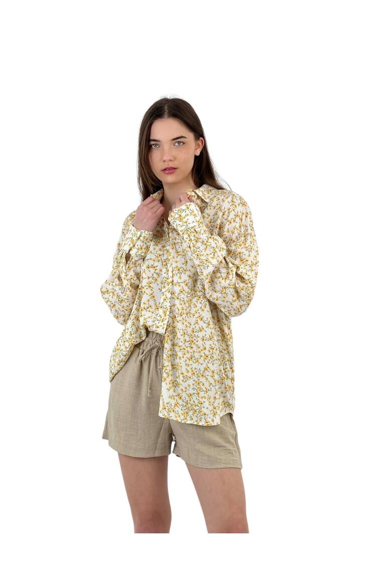 Breezy Floral Print Shirt