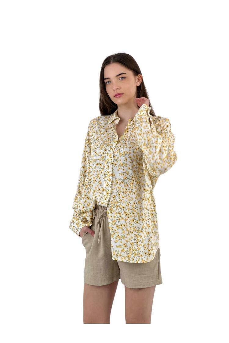 Breezy Floral Print Shirt