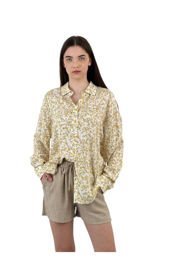Breezy Floral Print Shirt