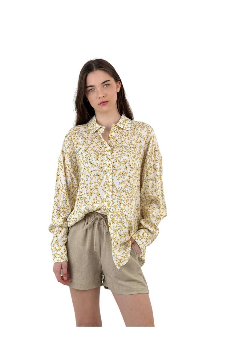 Breezy Floral Print Shirt