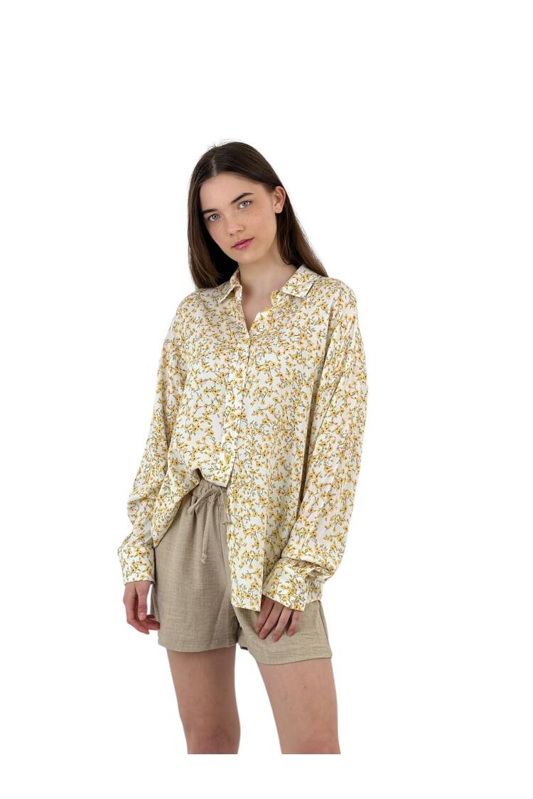 Breezy Floral Print Shirt