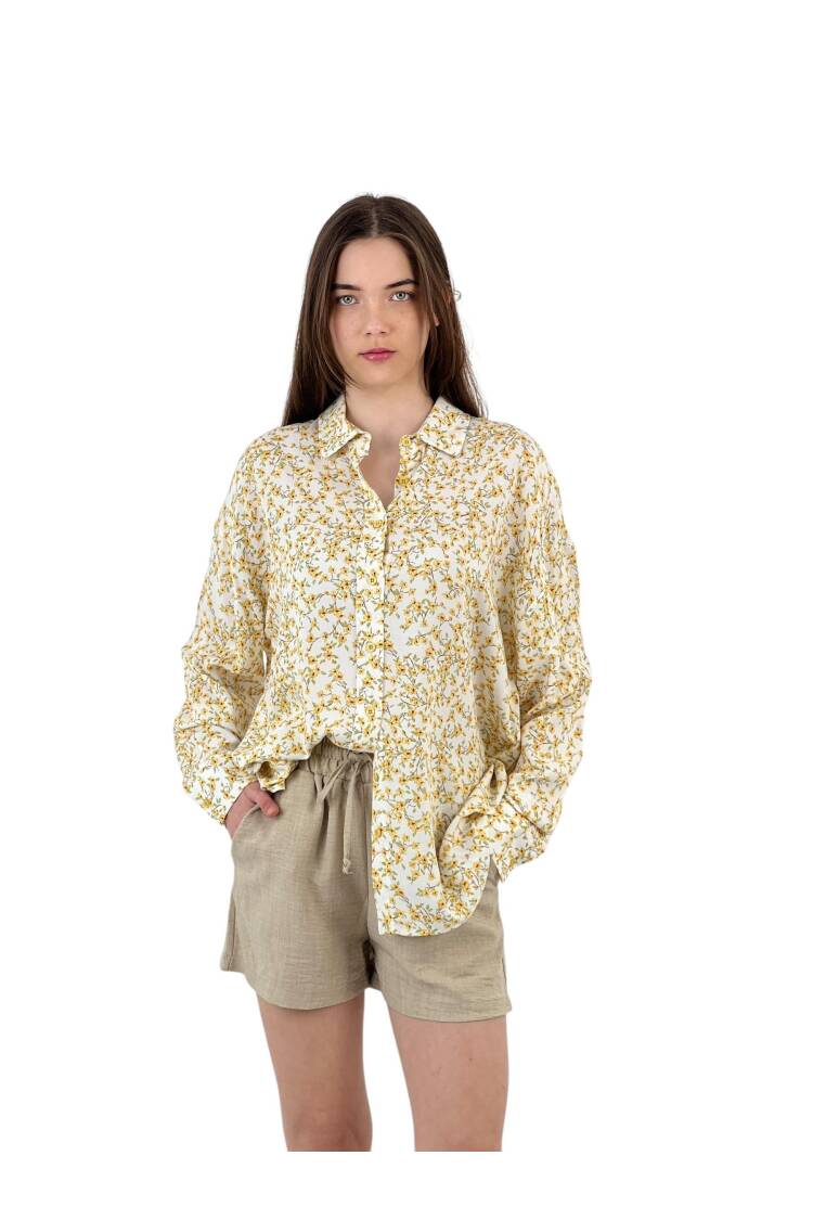 Breezy Floral Print Shirt